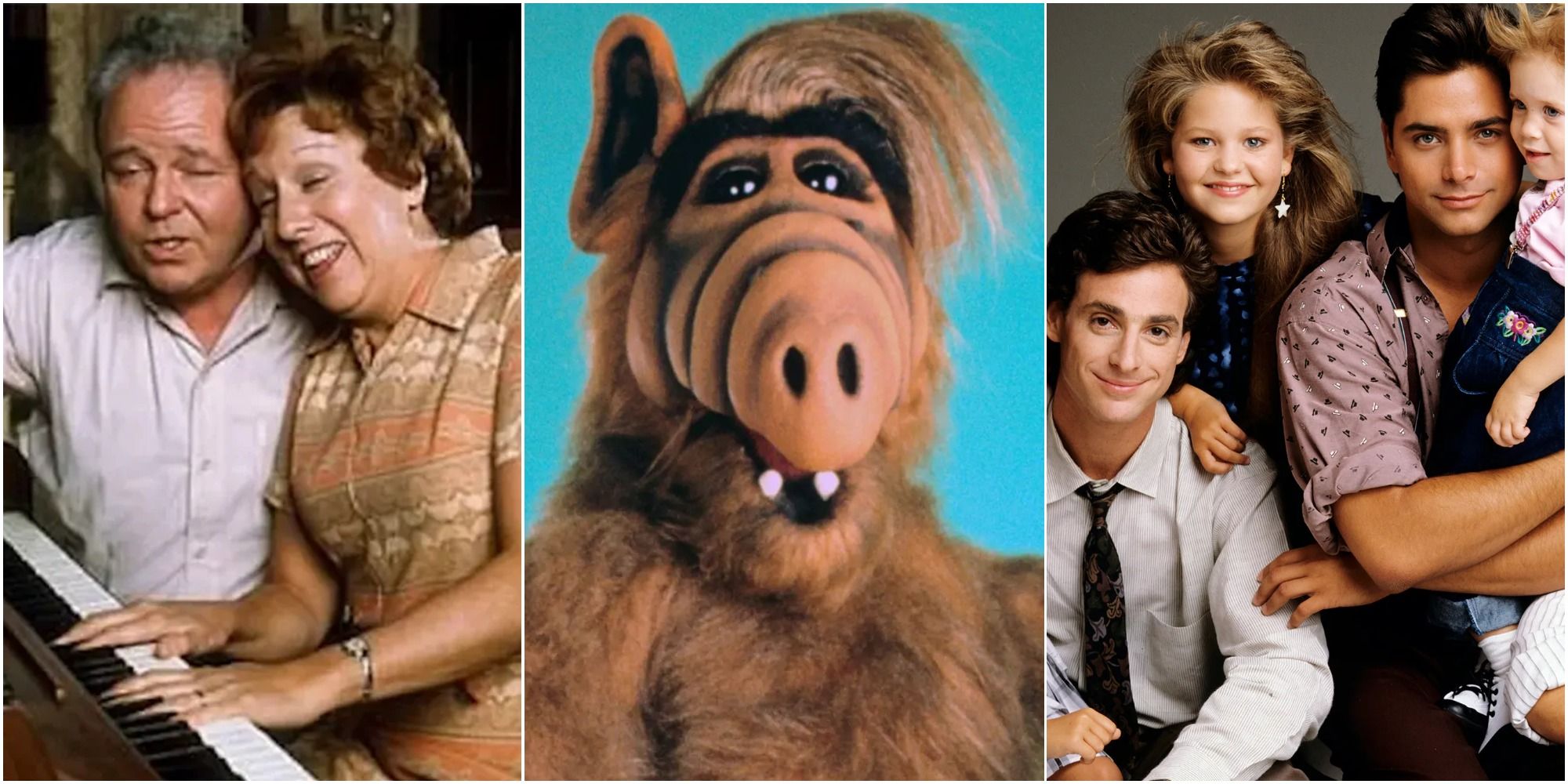Header with ALF, All In The Family and Full House