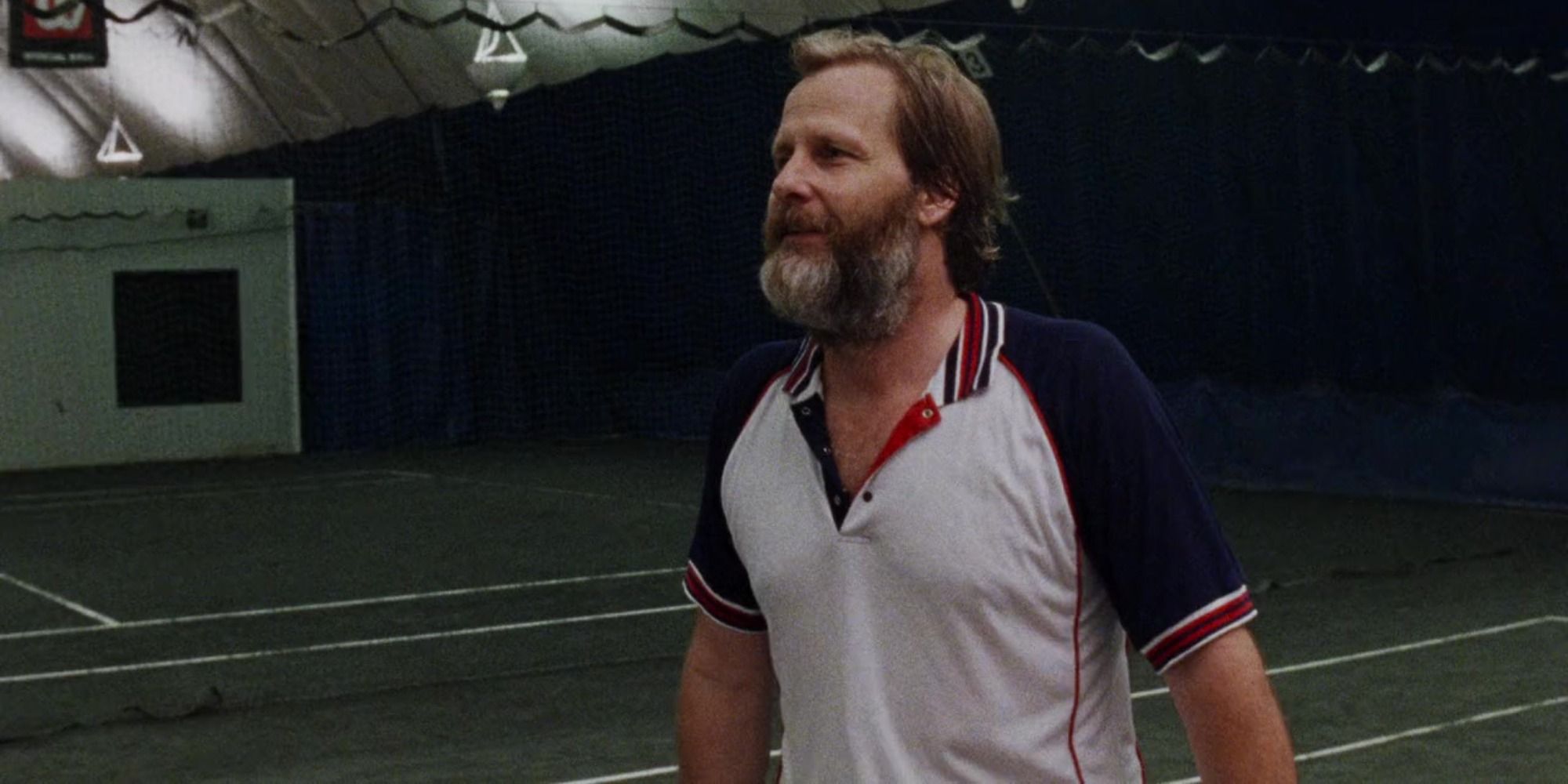 Bernard on the tennis court in The Squid and the Whale