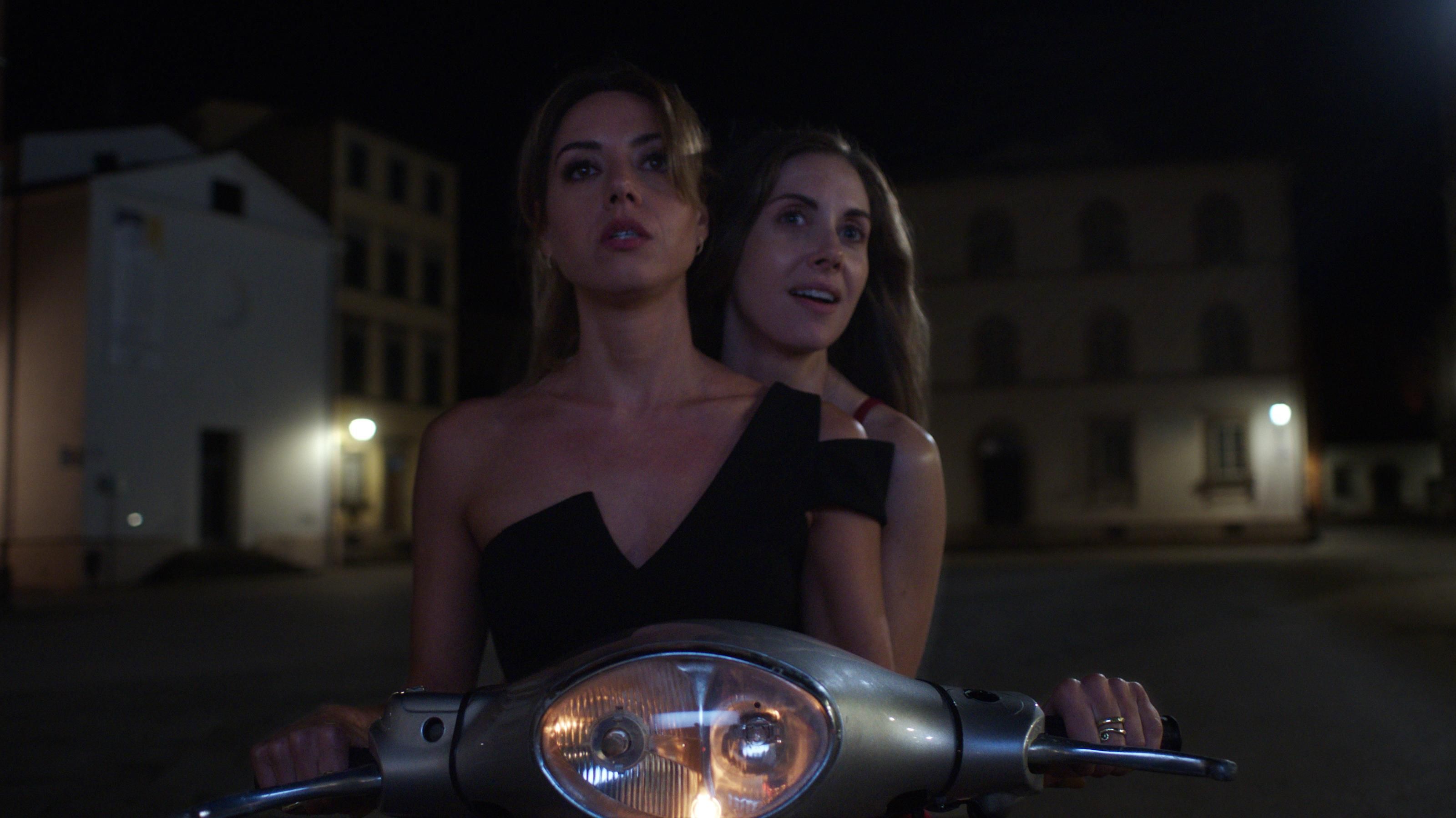 Aubrey Plaza and Alison Brie in Spin Me Round