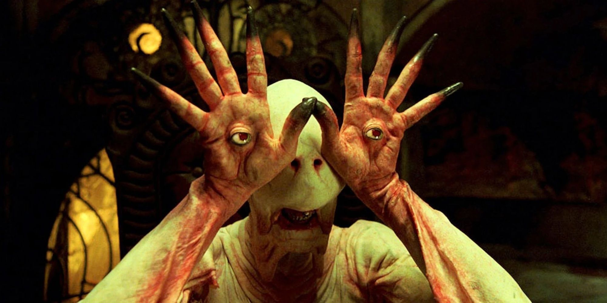 The Pale Man searching in Pan's Labyrinth