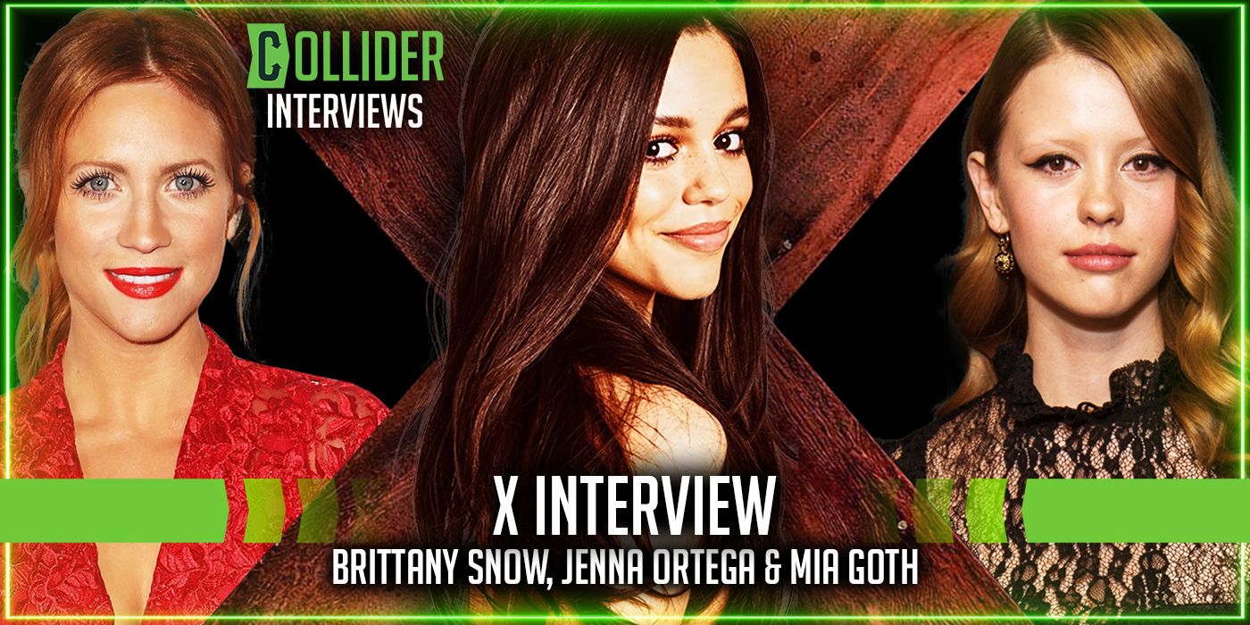 Brittany Snow, Jenna Ortega and Mia Goth Talk X