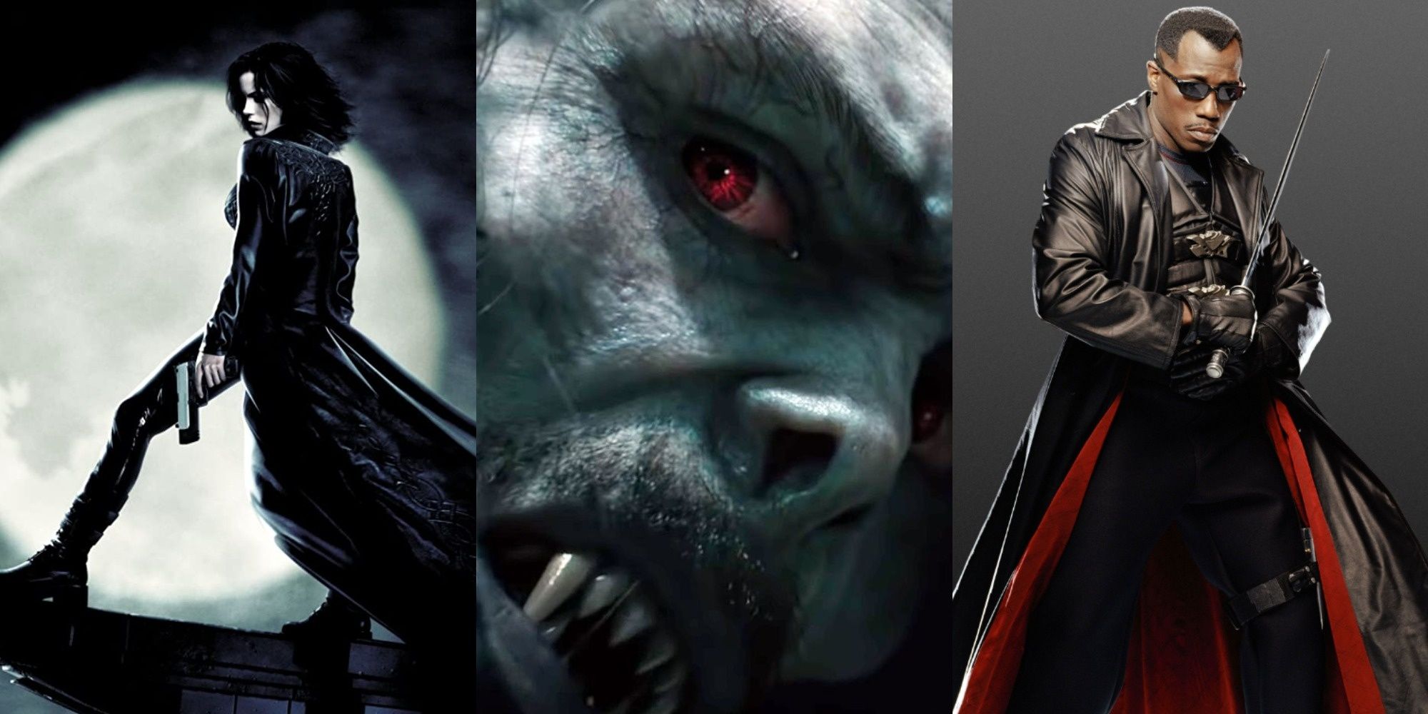 Underworld, Morbius, and Blade