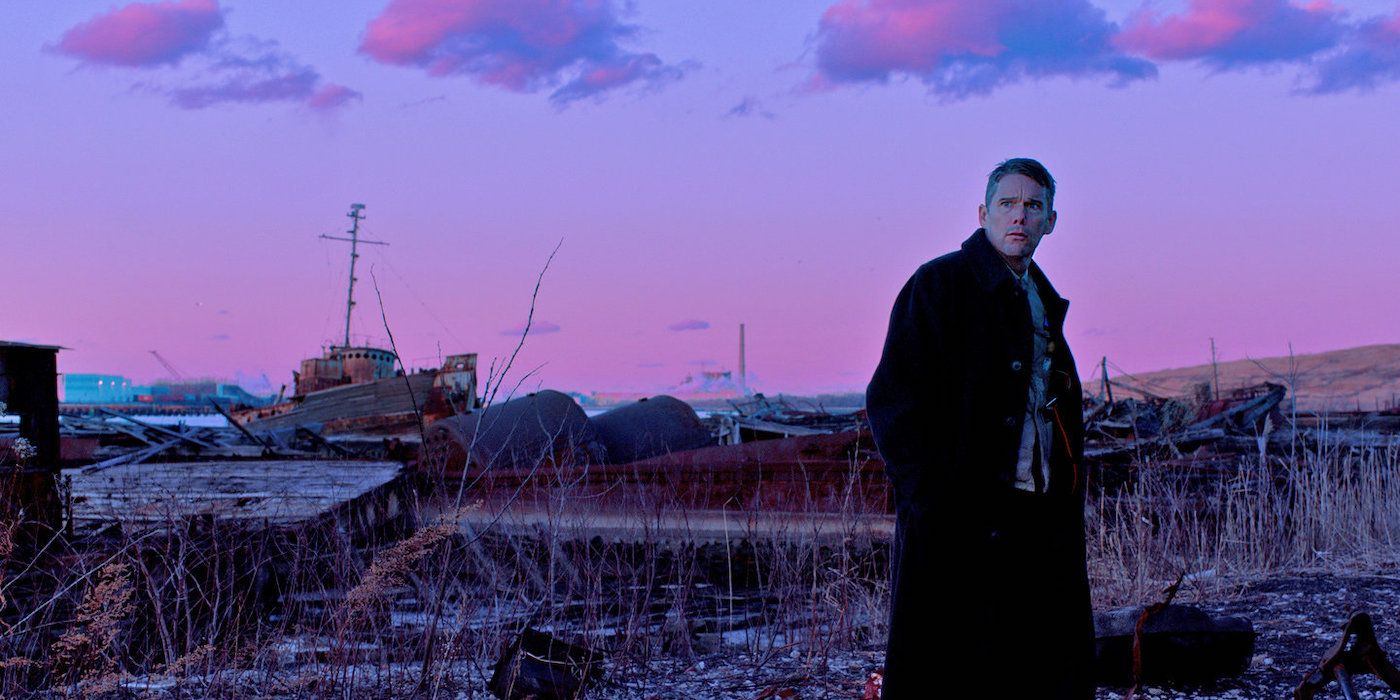 Rev. Ernst Toller stands alone amidst desolation in 'First Reformed.'