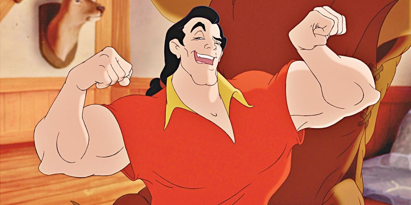 Gaston dans La Belle et la Bête