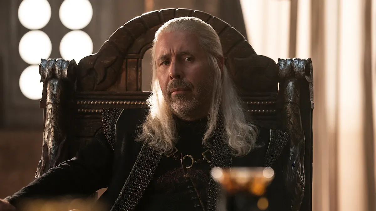 Rei Viserys Targaryen na 'Casa do Dragão'