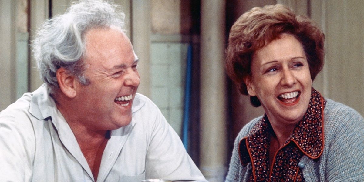 Archie and Edith in All in the Family