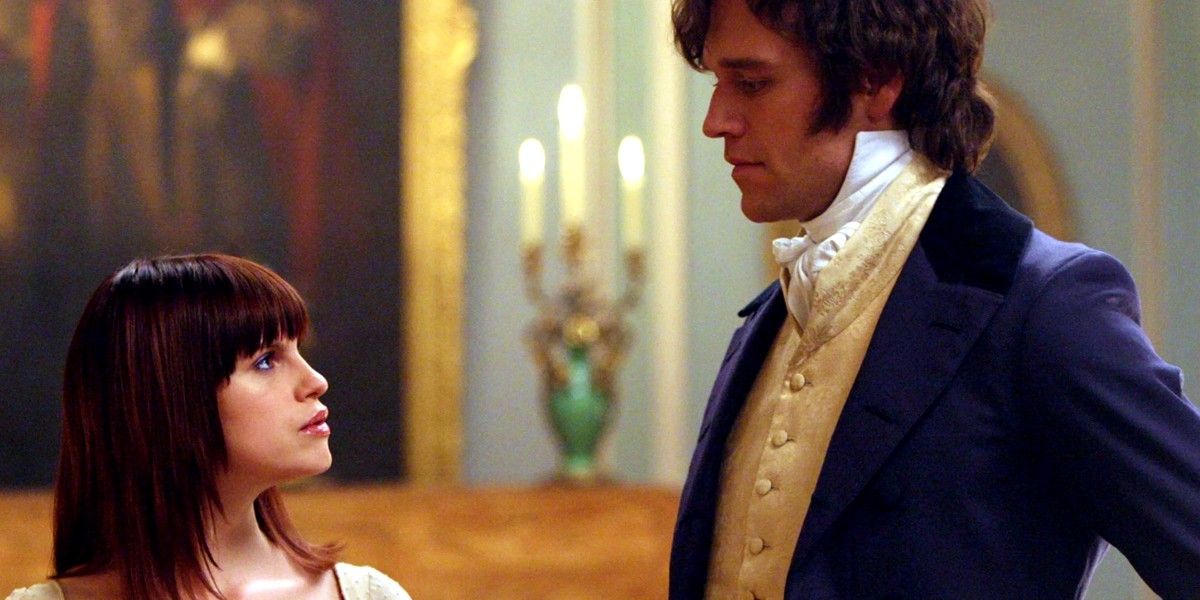 Amanda and Mr Darcy in Lost in Austen