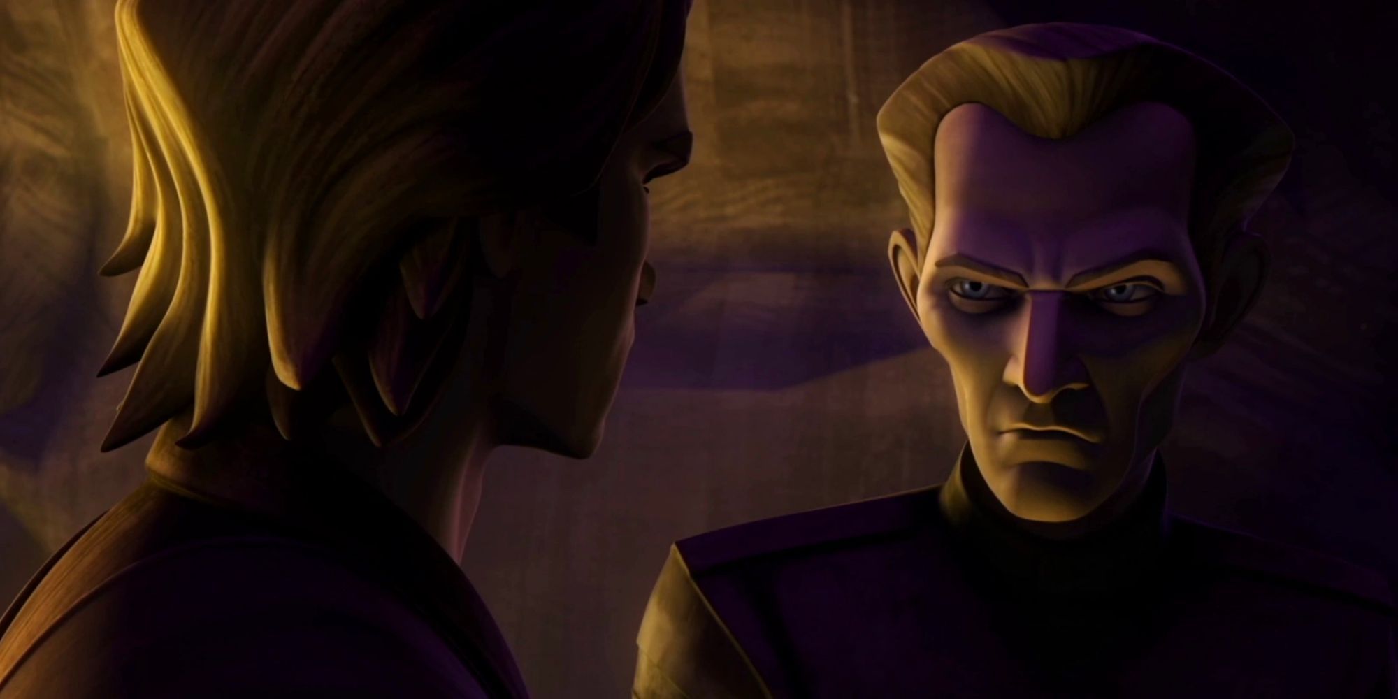 Anakin and Tarkin in Clone Wars TV series