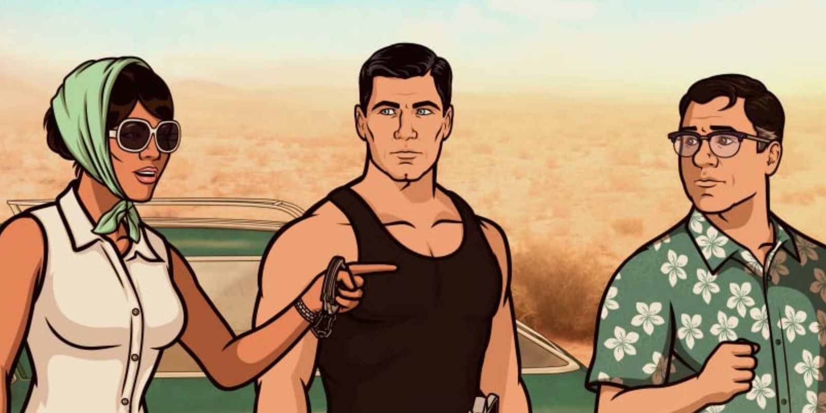 H. Jon Benjamin voiced Sterling Archer, a woman and a man in Archer