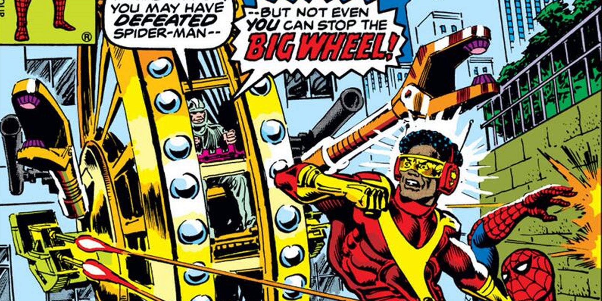 Big Wheel, a.k.a. Jackson Weele, from Marvel Comics
