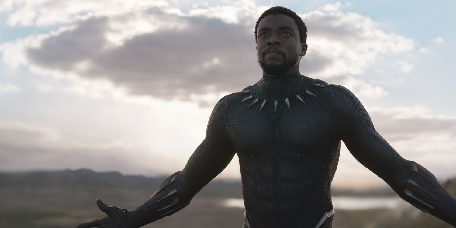 T'Challa holding his arms out