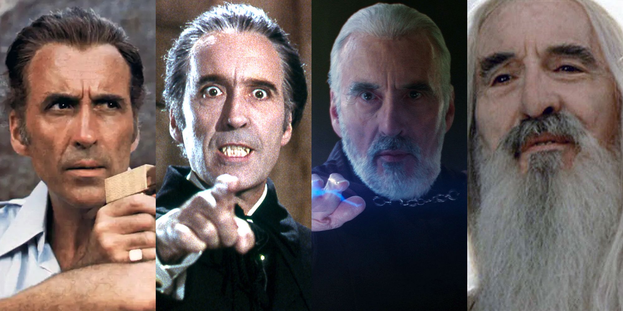 Christopher Lee made the move to Hollywood in the '70s and didn't stop making movies until his death
