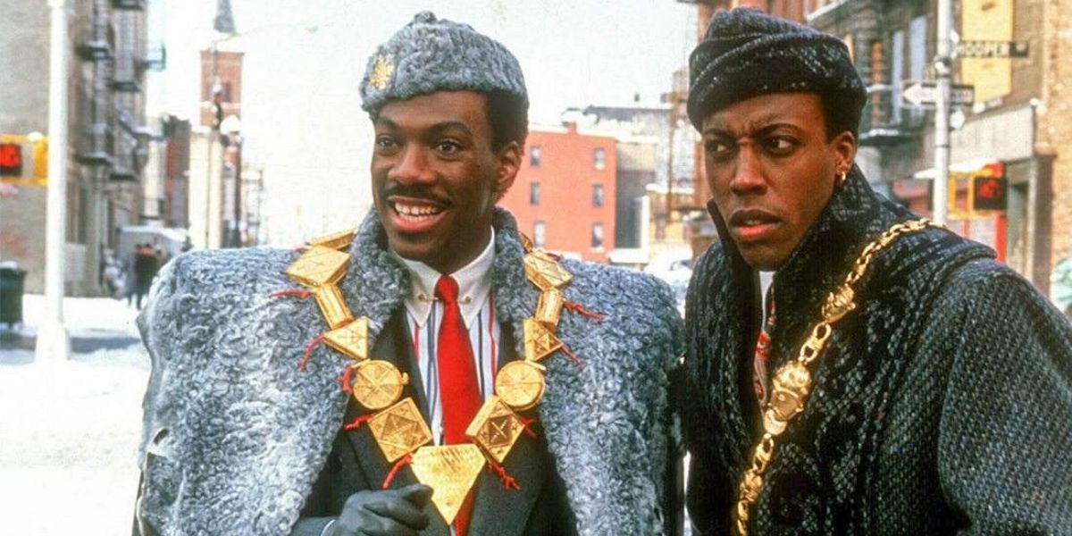 Eddie Murphy et Arsenio Hall dans Coming to America (1988)