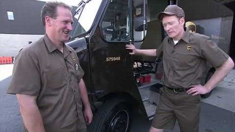 Conan Becomes a UPS Deliveryman