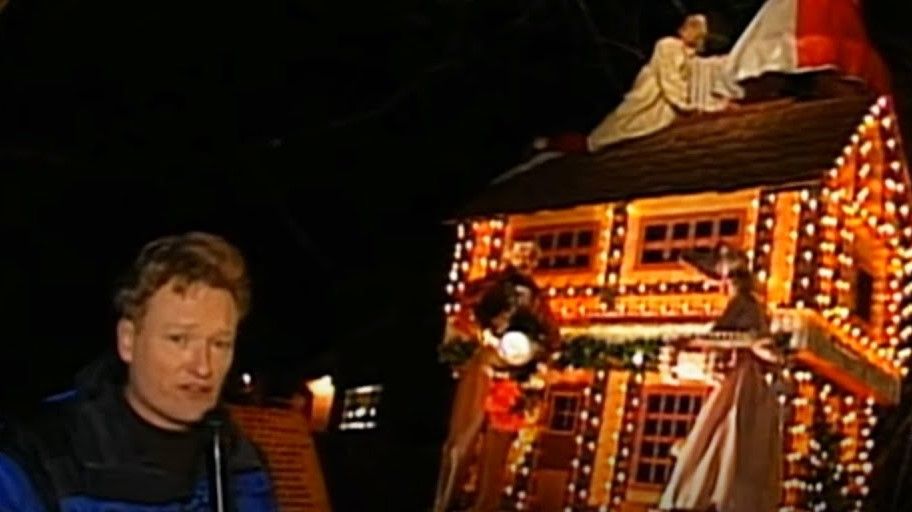 Conan Checks Out the Christmas Lights in Dyker Heights