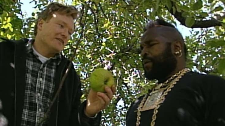 Conan Goes Apple Picking with Mr. T