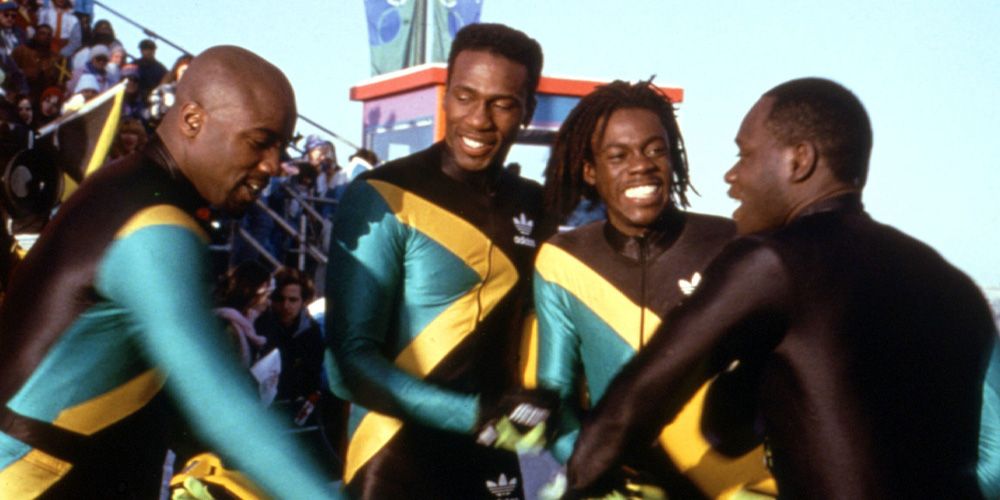 Rawle D. Lewis, Malik Yoba, Doug E. Doug, and Leon Robinson in Cool Runnings