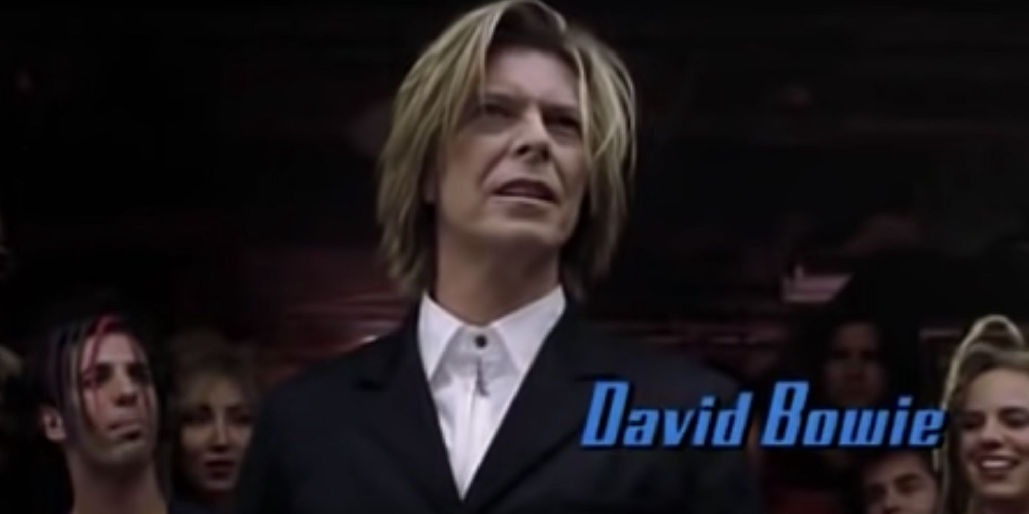 David Bowie cameo Zoolander model walk off