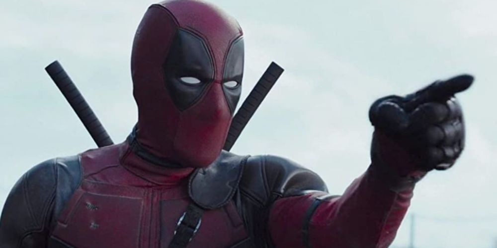 Deadpool pointing