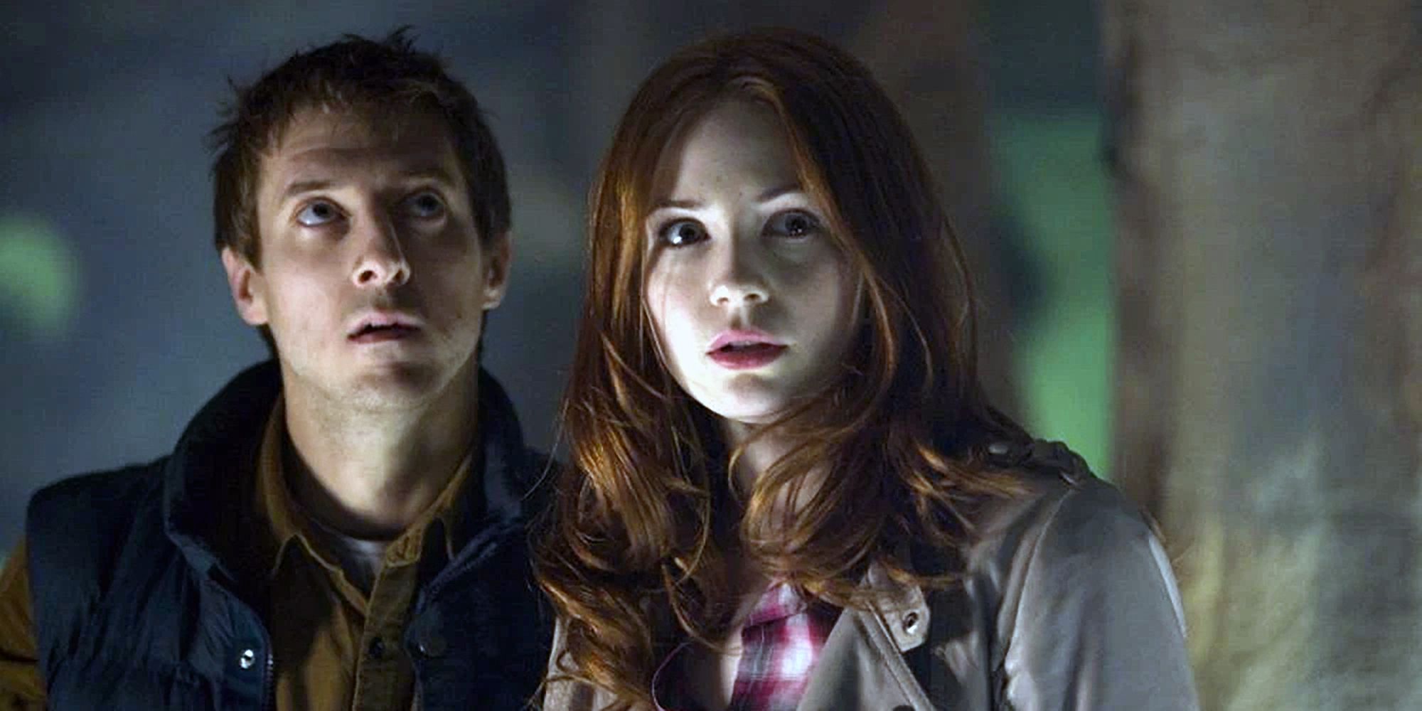 Rory Williams (Arthur Darvill) and Amy Pond (Karen Gillan) in Doctor Who
