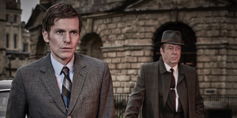 Shawn Evans as Endeavour Morse and Roger Allam as Fred Thursday in Endeavour