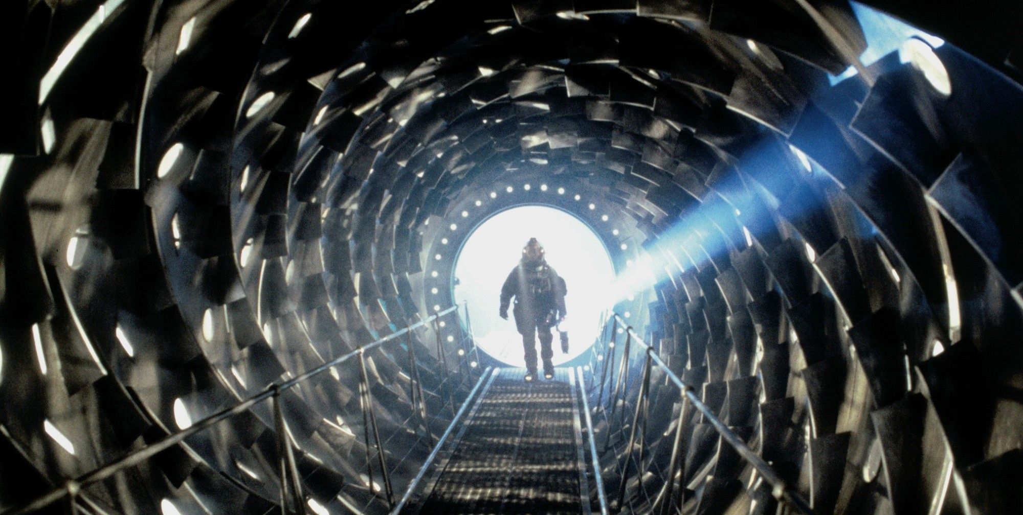 Event Horizon - Astronaut standing in a tunnel