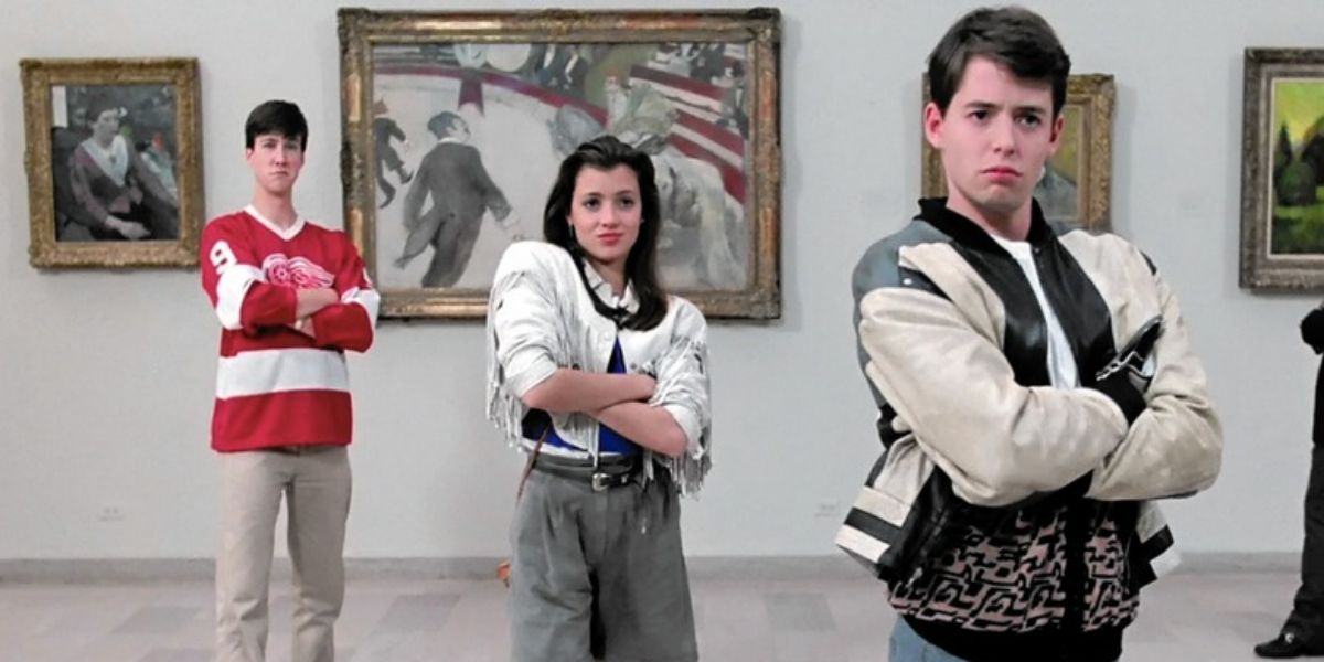 Alan Ruck, Mia Sara, and Matthew Broderick in Ferris Bueller's Day Off