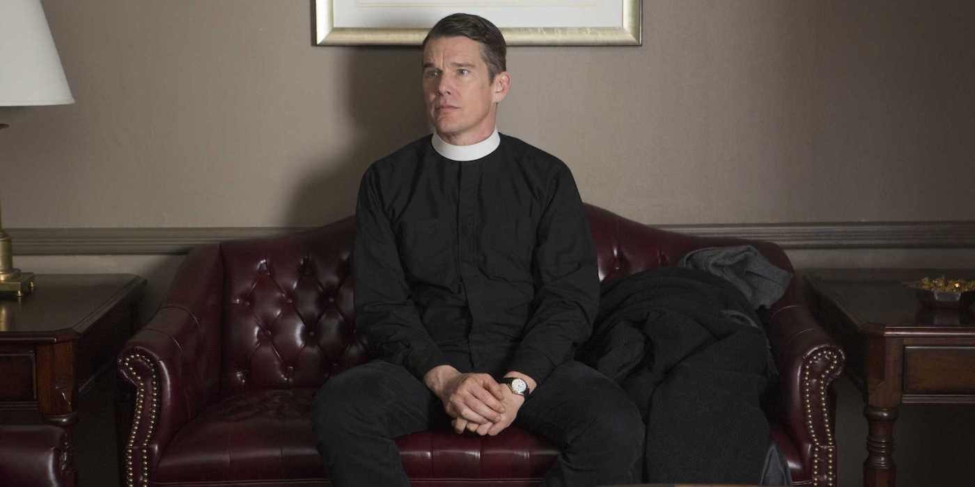 Ethan Hawke stars in Paul Schrader's First Reformed
