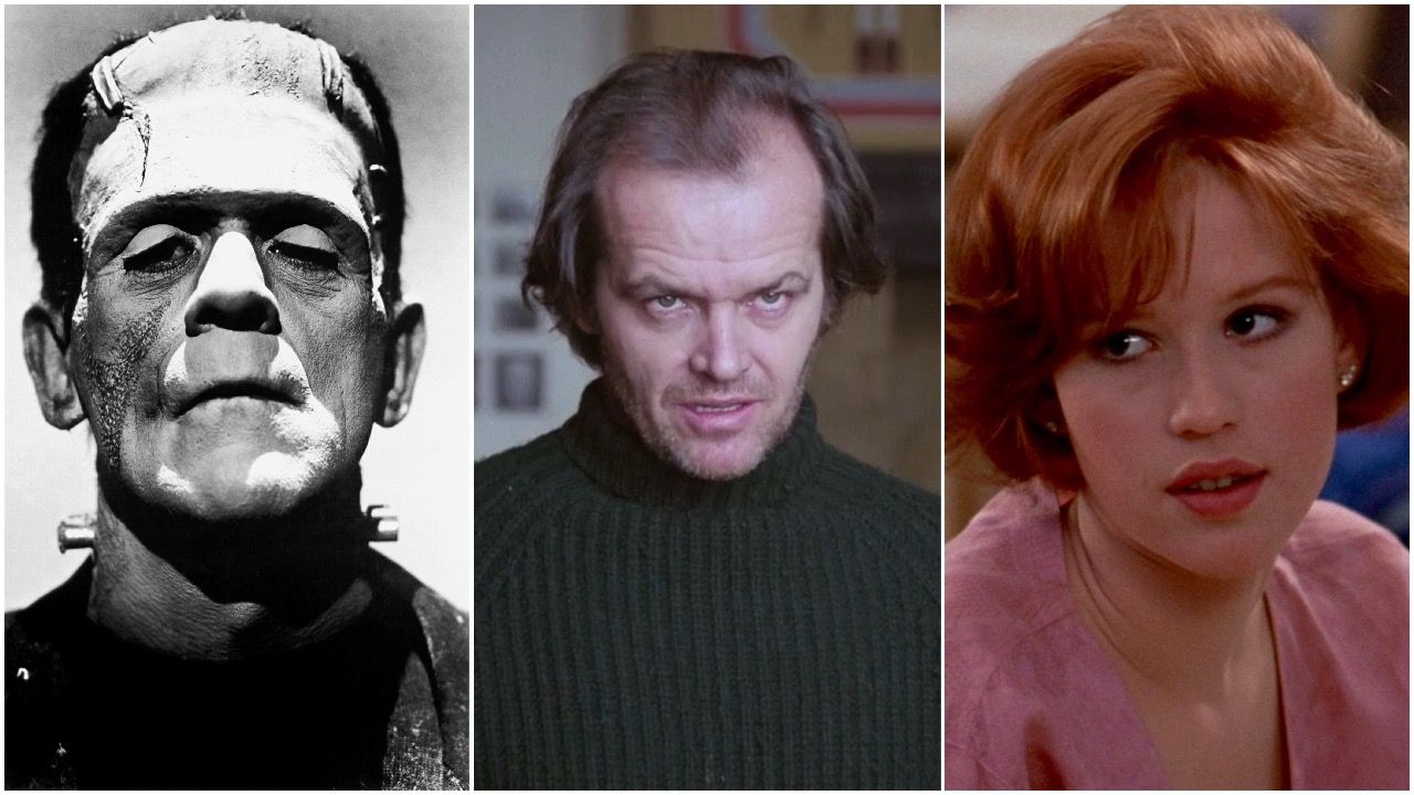 Frankenstein's Monster in Frankenstein, Jack Torrance in The Shining and Claire Standish in The Breakfast Club