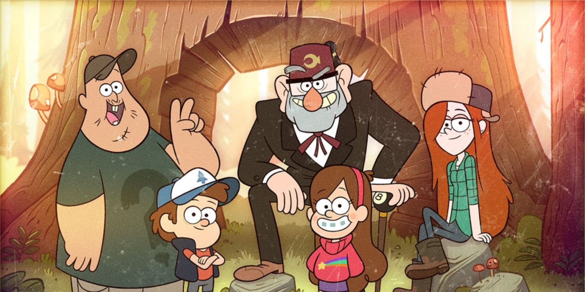 The cast of Gravity Falls