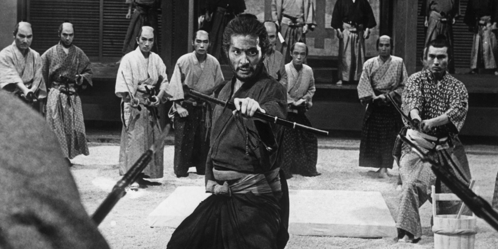 Tatsuya Nakadai ready to fight in Harakiri