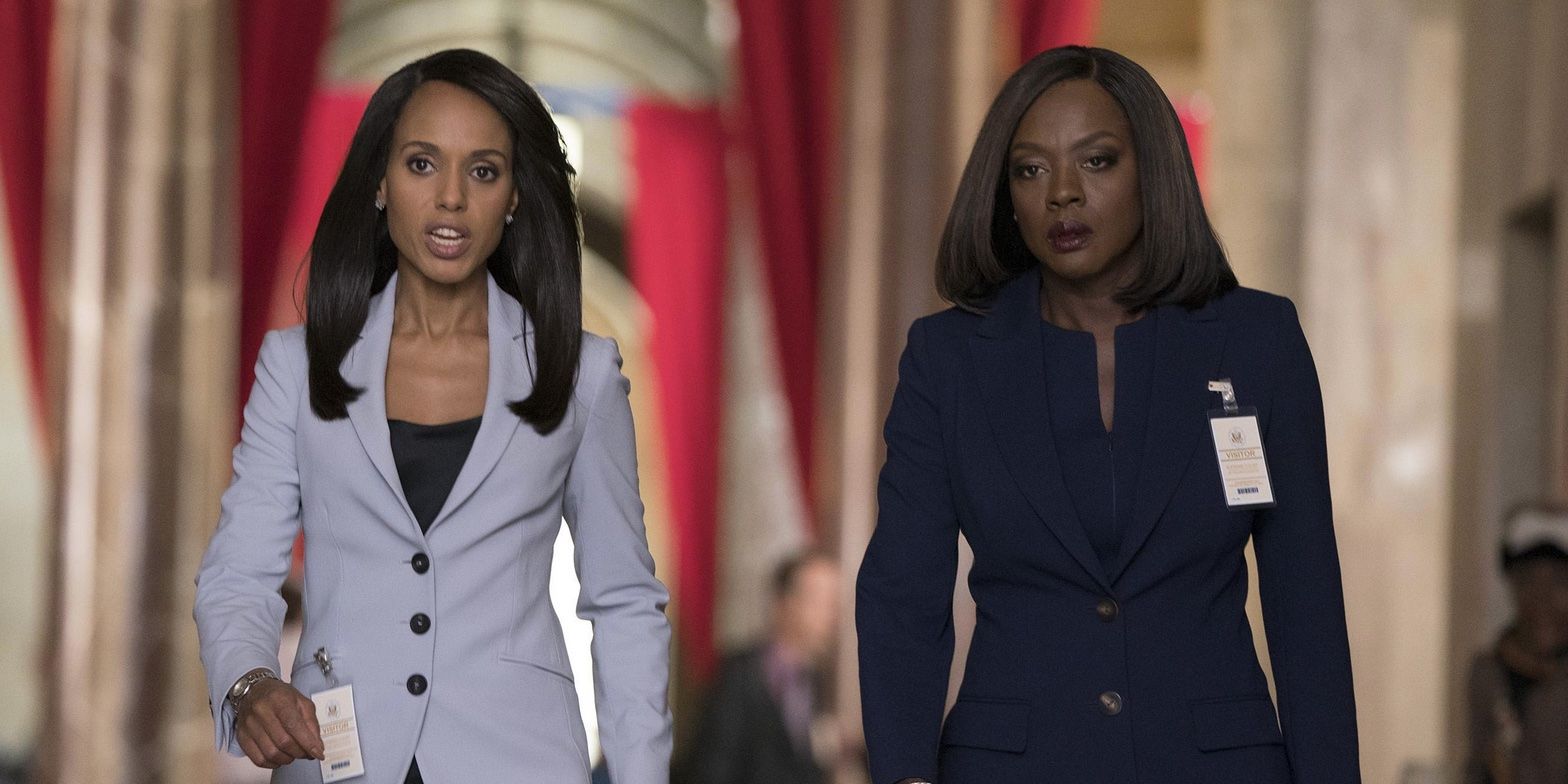 Kerry Washington and Viola Davis in 'How To Get Away With Murder'