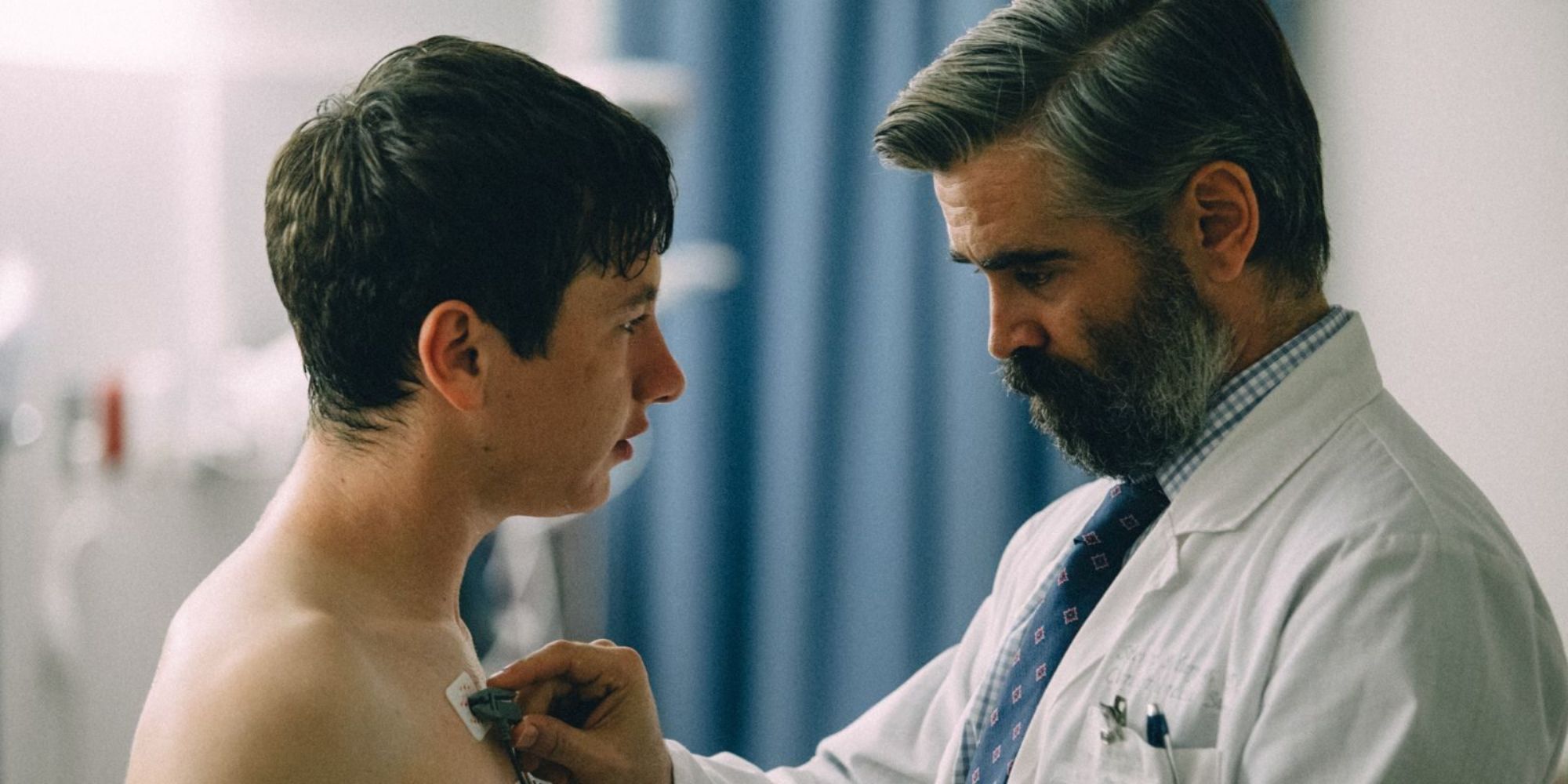 Steven performing tests on Martin in The Killing of a Sacred Deer.