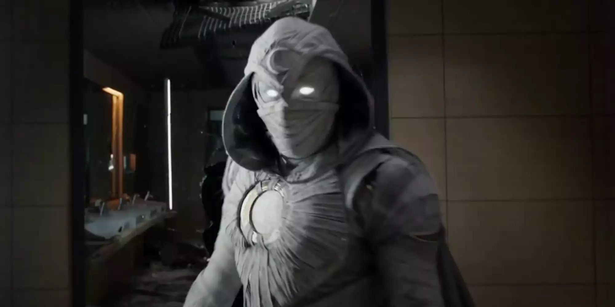 Moon Knight after his battle with a supernatural creature