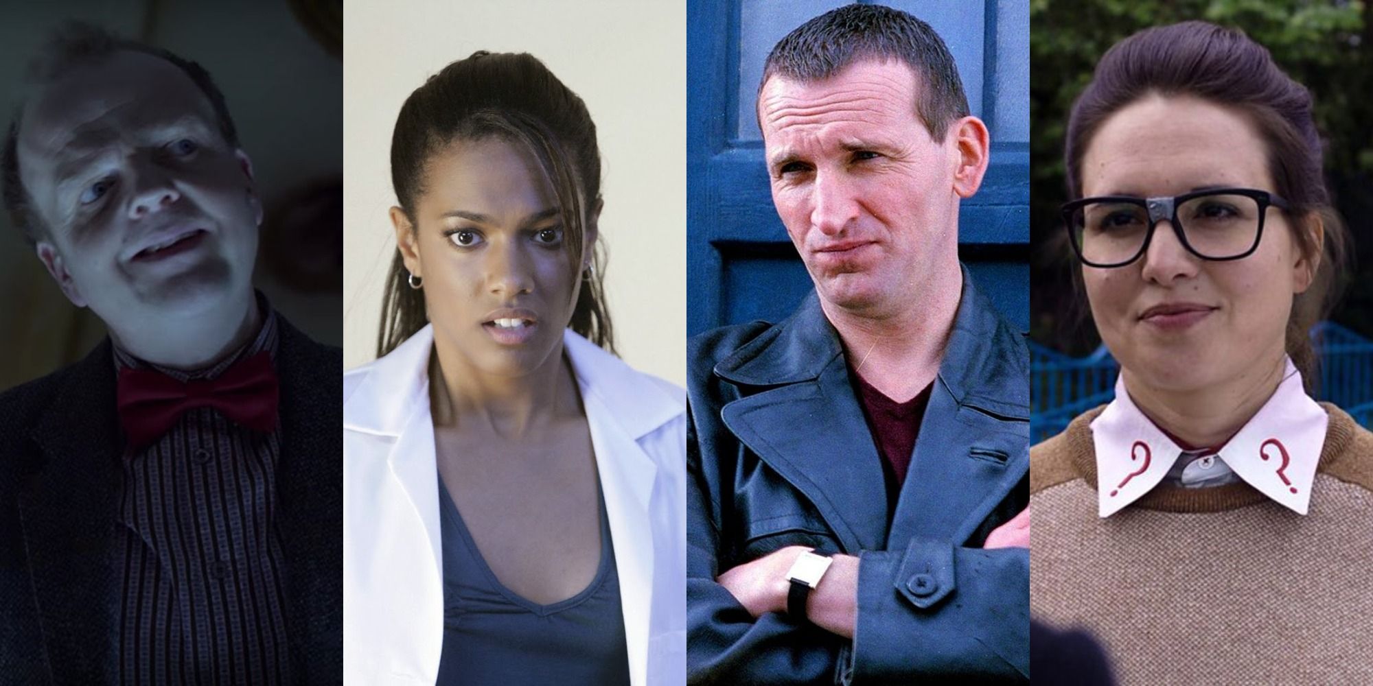 Dream Lord, Martha Jones, Ninth Doctor and Osgood in Doctor Who
