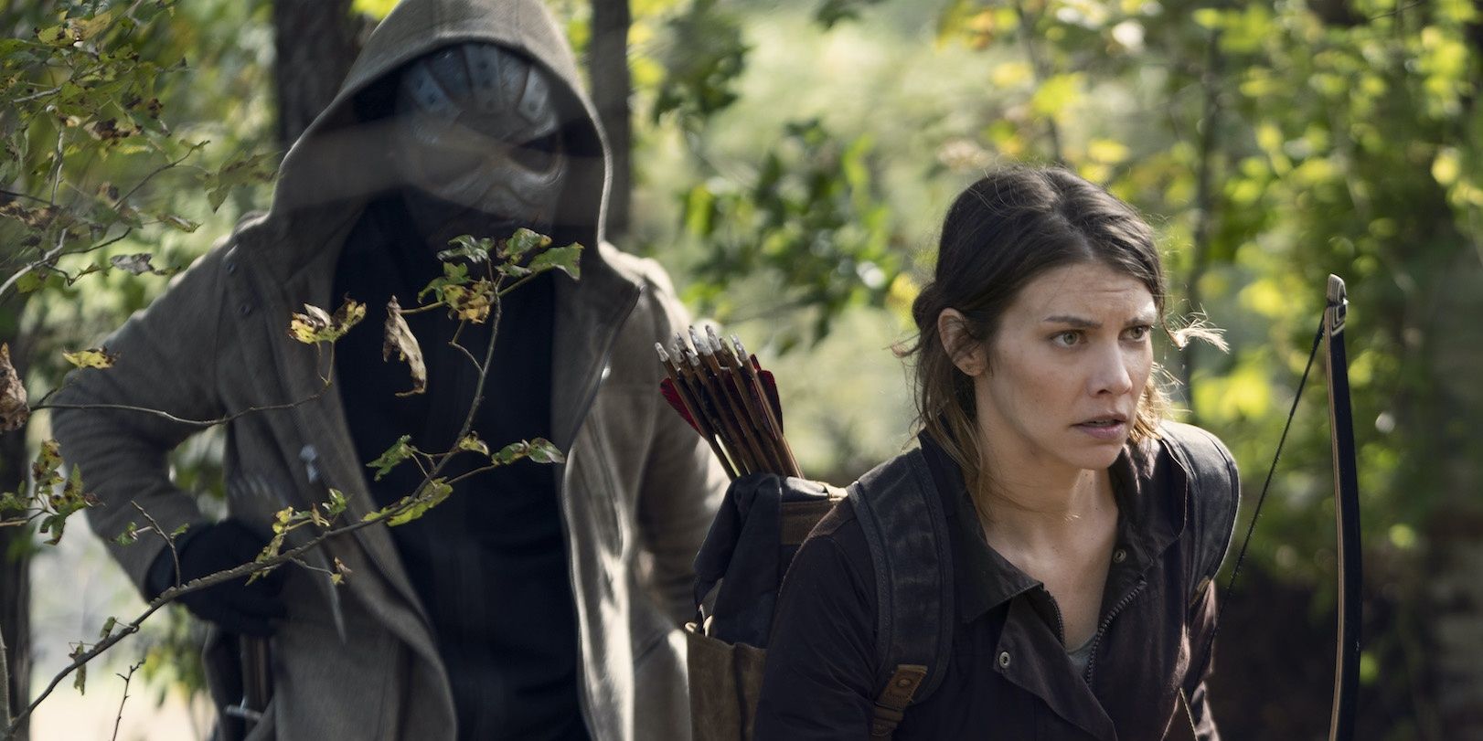 Maggie and Elijah on The Walking Dead