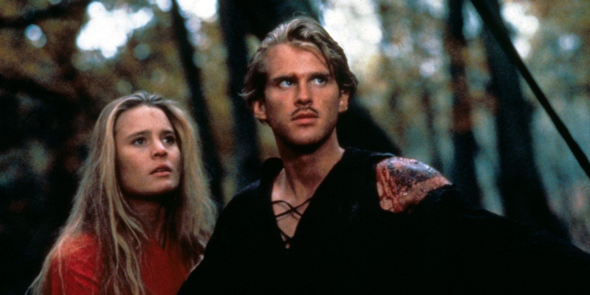 La princesse Buttercup et Westley dans The Princess Bride