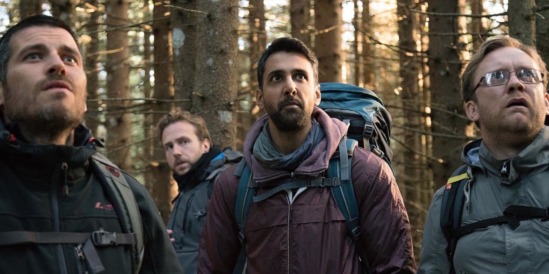 Sam Troughton, Rafe Spall, Robert James-Collier and Arsher Ali in 'The Ritual'