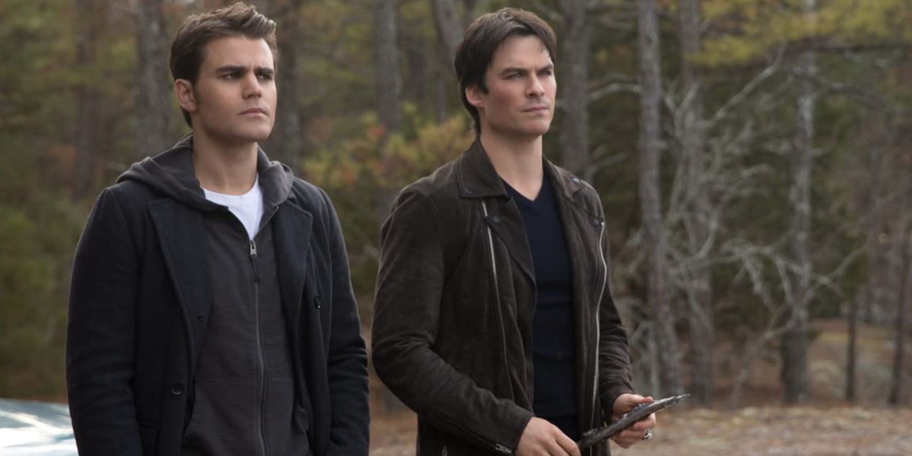 Ian Somerhalder and Paul Wesley in &lsquo;The Vampire Diaries&rsquo;