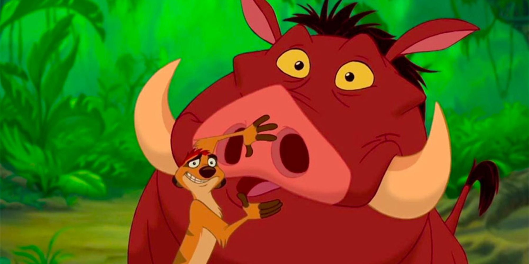 Timon and Pumbaa in The Lion King
