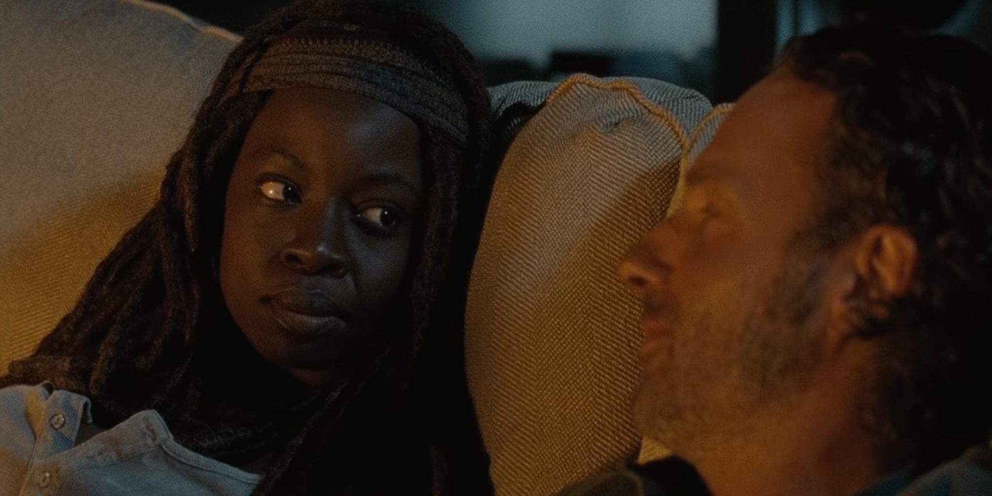 The Walking Dead Episode 0610, "The Next World," Rick and Michonne