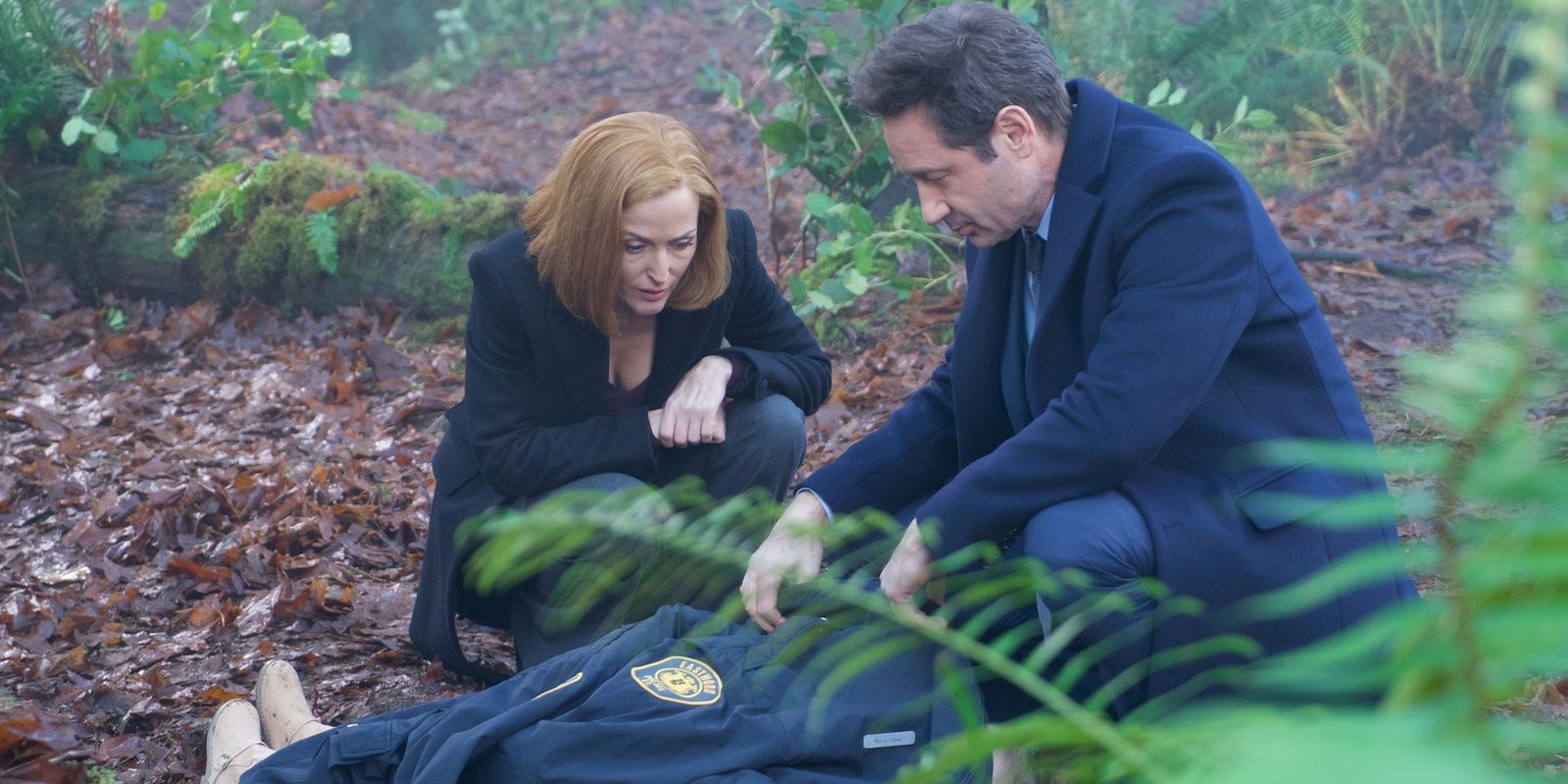 David Duchovny and Gillian Anderson in &lsquo;The X-Files&rsquo;