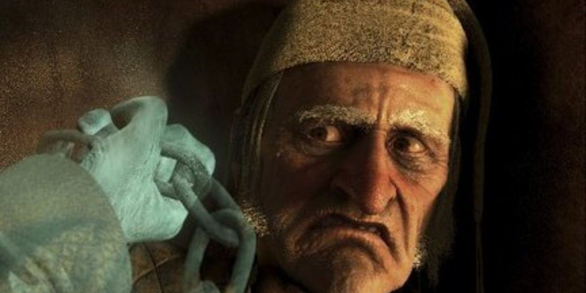 Jim Carrey as Ebenezer Scrooge in Robert Zemeckis' A Christmas Carol