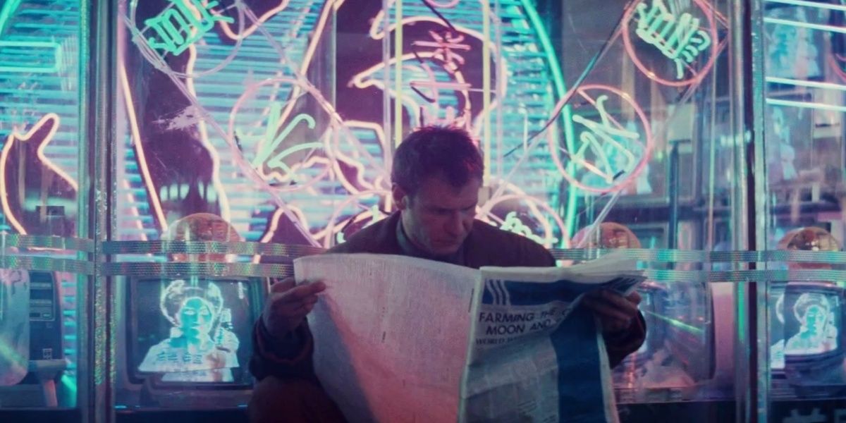 Harrison Ford as Rick Decker in "Blade Runner"