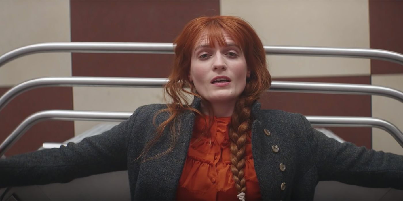 Florence Welch of Florence + The Machine in the music video for Free