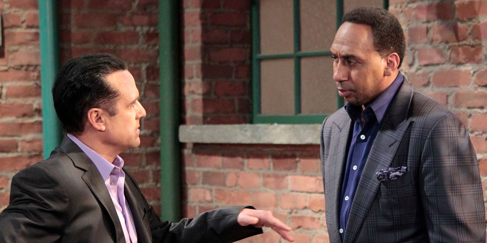 Stephen A. Smith and Maurice Benard on General Hospital