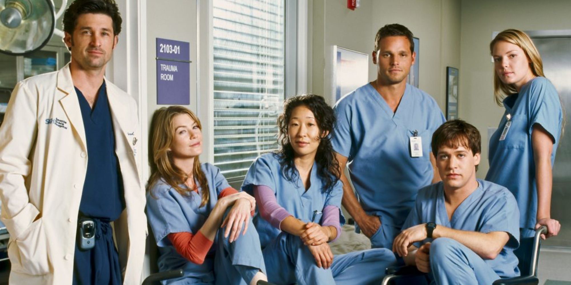 cast of Grey's Anatomy from season 1