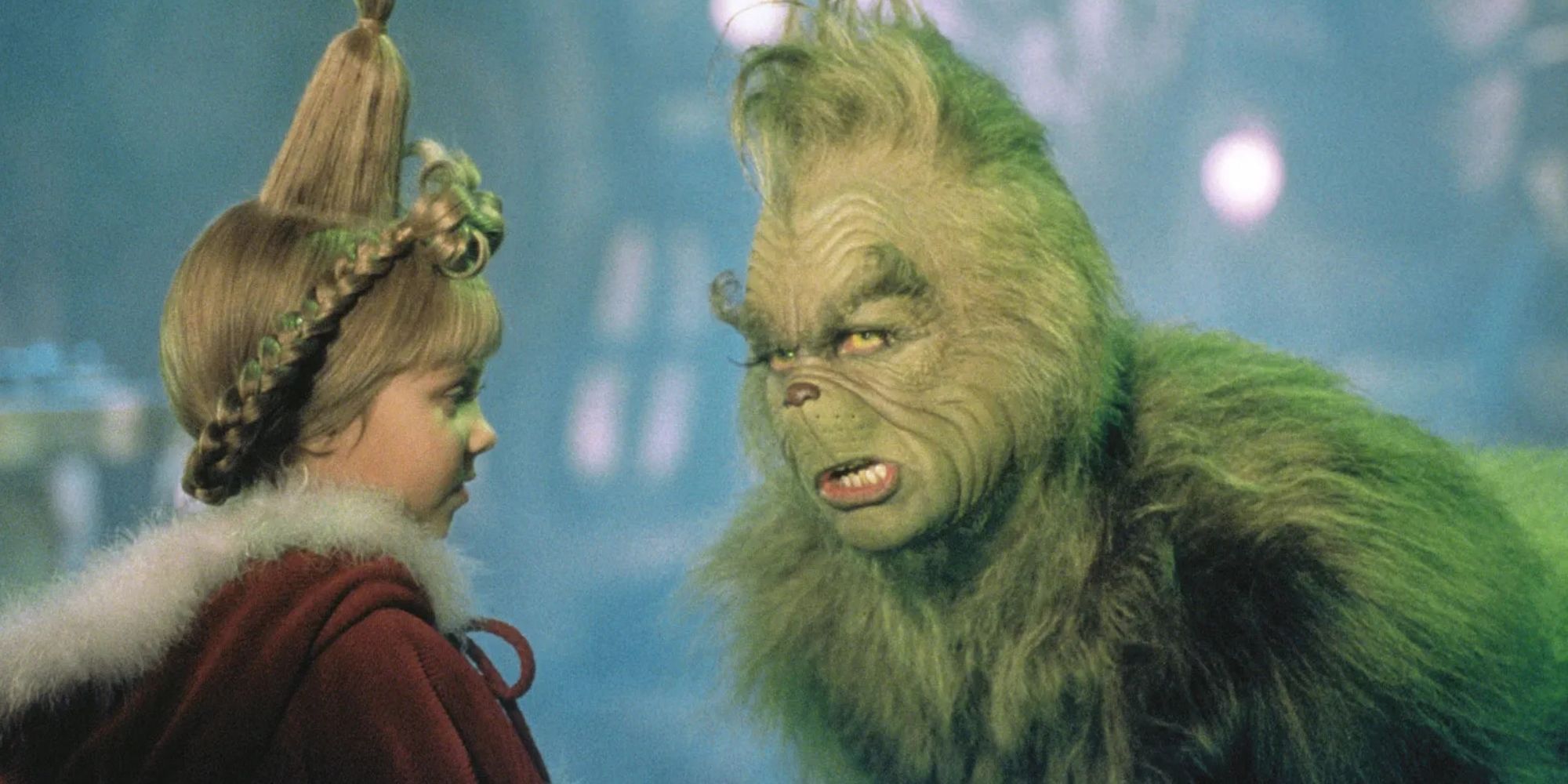 The Grinch and Cindy Lou Who in 'How the Grinch Stole Christmas' (2000)