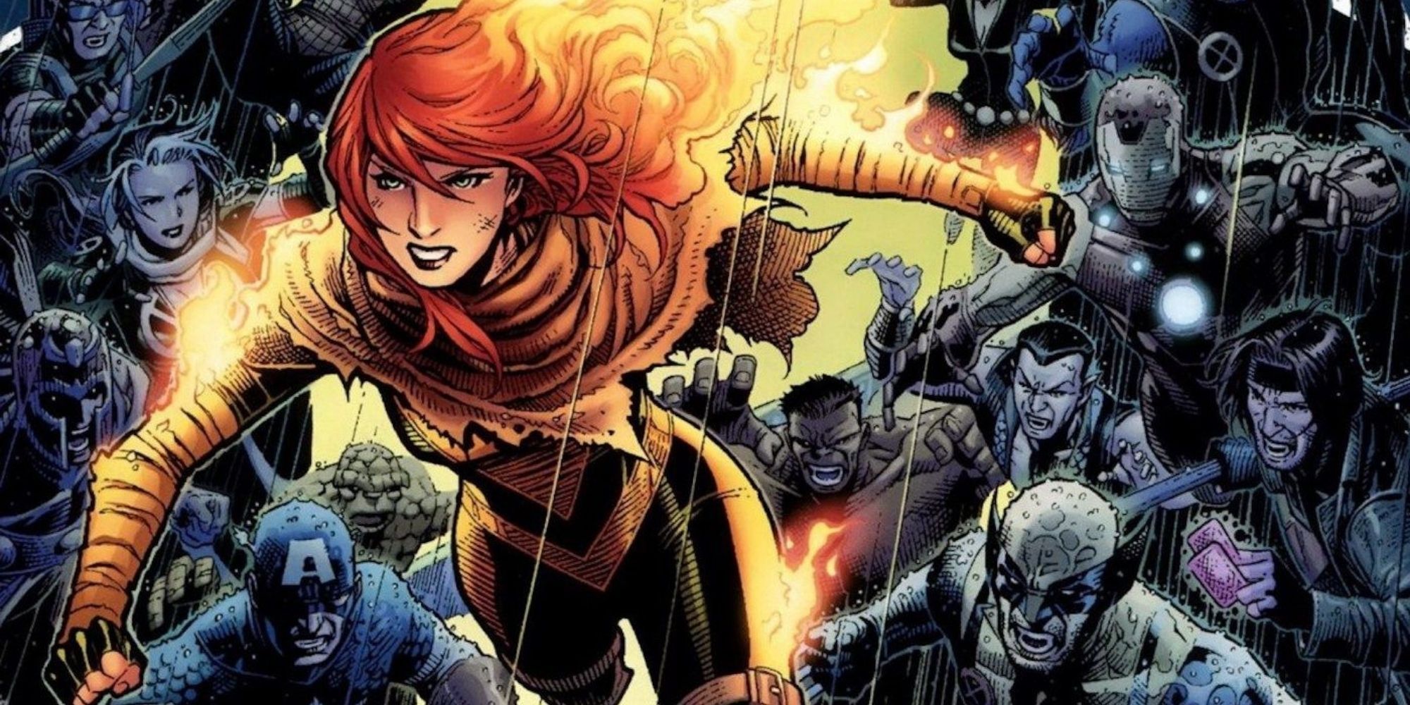 animated hope summers from x-man in battle