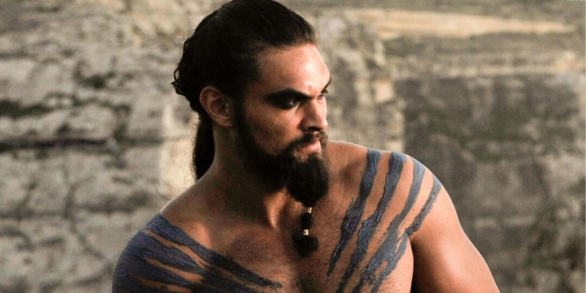 Jason Momoa as Khal Drogo in HBO's 'Game of Thrones'